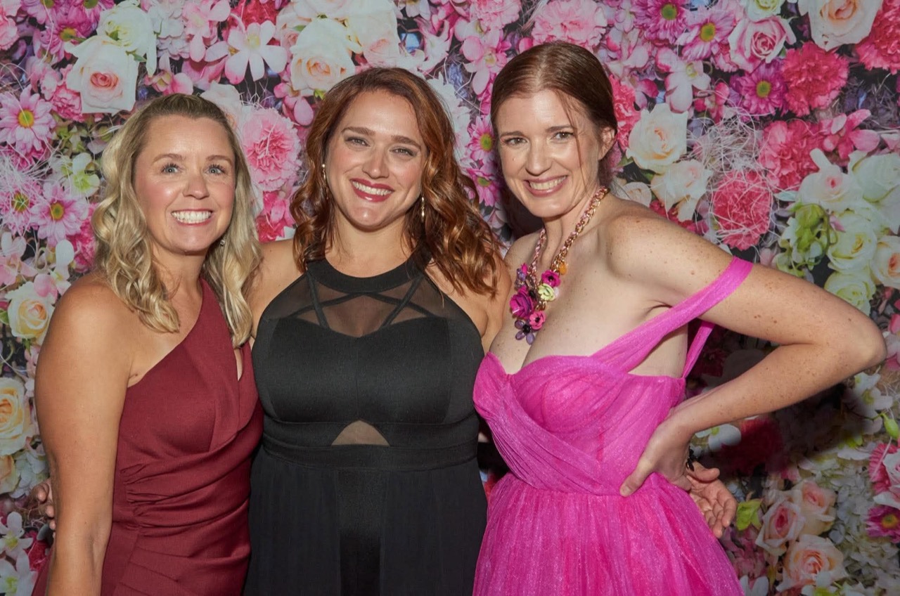 Attendees dressed up for Parent Prom