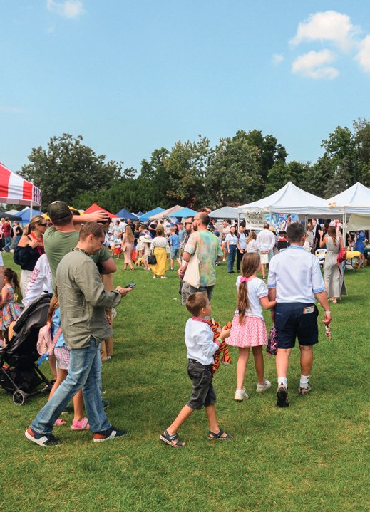 Families from across Riverview together at a community festival