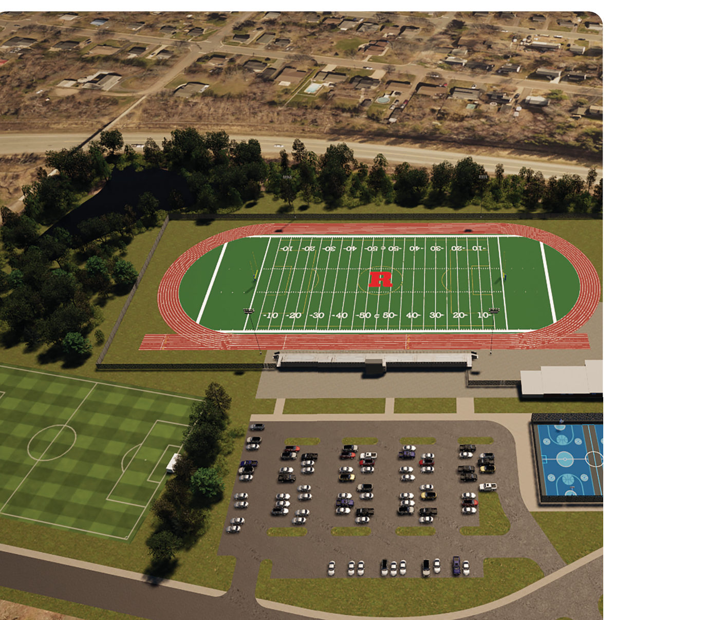 The complex from above